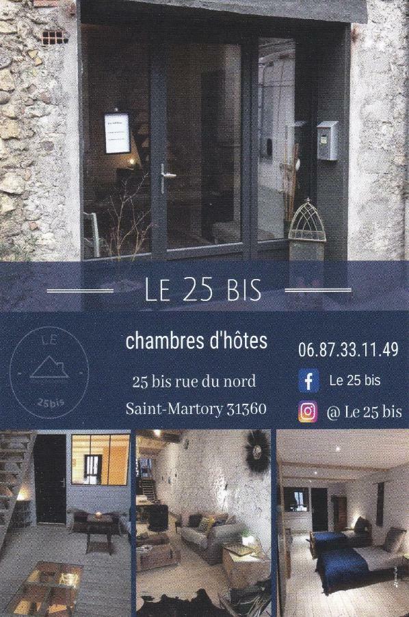 Bed and Breakfast Le 25Bis Saint-Martory Zewnętrze zdjęcie